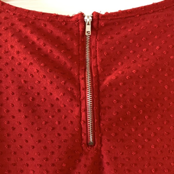 Rose + Olive polka dot textured top - Picture 4 of 8